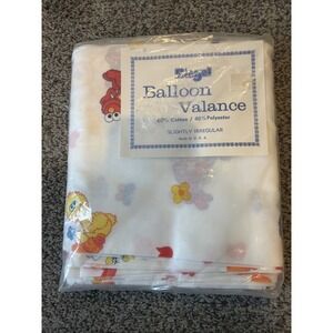 Vintage Riegal Balloon Valance Sesame Street Made In USA